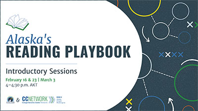 Alaska's Reading Playbook Introductory Sessions graphic